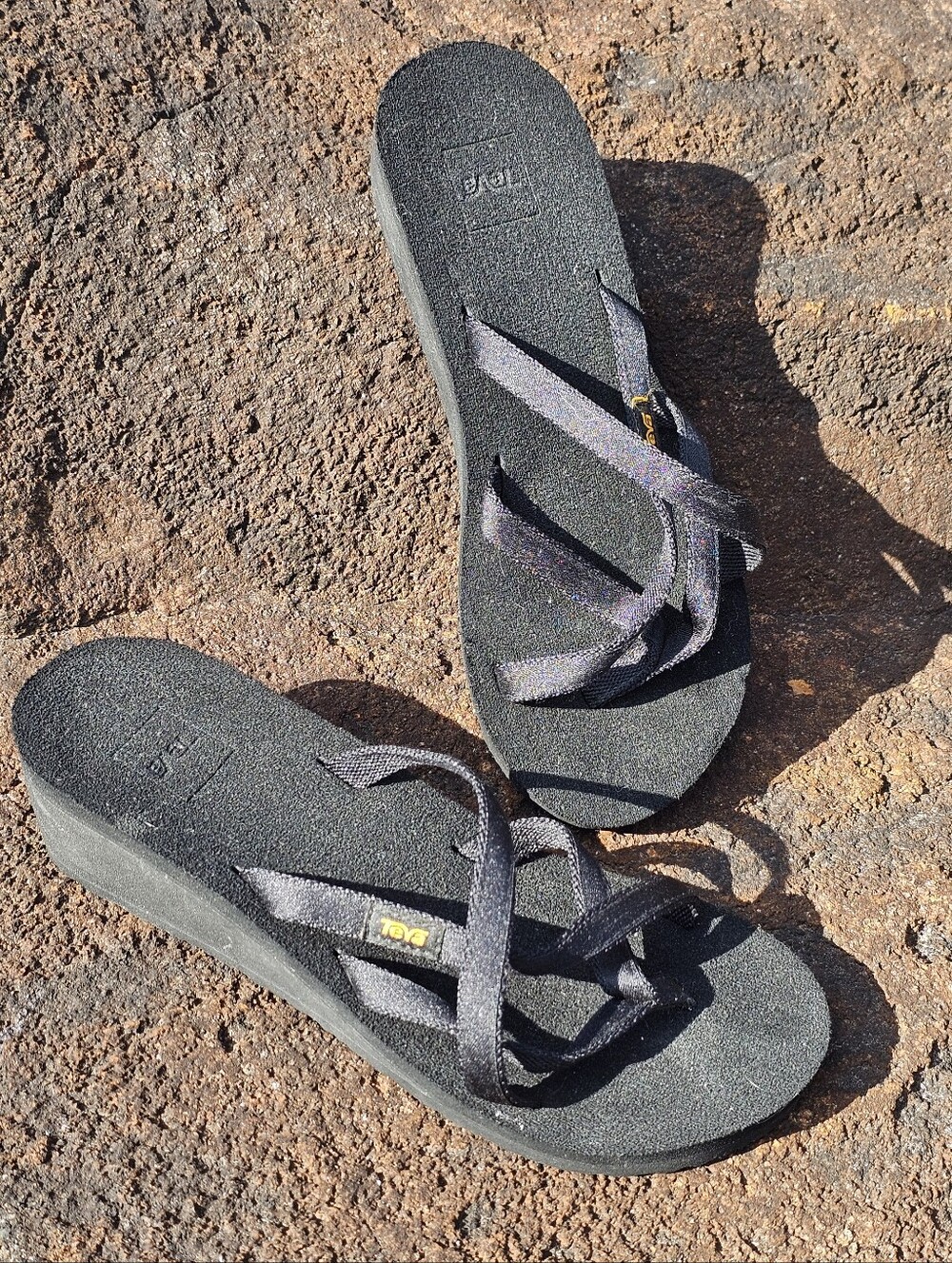 Teva Mush Mandlyn Wedge Ola 2 Blk Style 1000099 Sz 8
